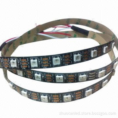 WS2812 LED Strip Light, DC 5V, 14.4W/m, SD Controller, DMX512, Arduino